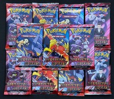Pokémon Destined Rivals SV10: 11x Booster Packs - New & Sealed 22.32g to 22.80g