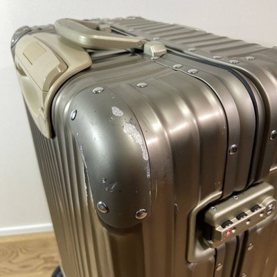 Used Rimowa Topas 4-Wheel 63L Carry Case Trunk H 67 W 44 D 27cm