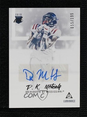 2019 Panini Luminance Rookie Ink 55/199 DK Metcalf #RI-DK Auto RC 15n3