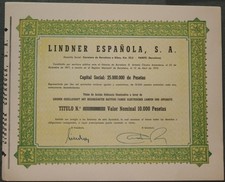 Lot 10 X Lindner Espanola, S. A