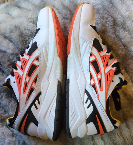 Asics Gel Kayano Happy Chaos Tiger Tenis Blanco Naranja Negro Zapatos - Para Hombres 8 - Imagen 5 de 7