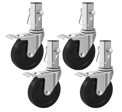5 inches Scaffolding Wheels (Set of 4) Baker Scaffold Wheels Dual Locking Brakes