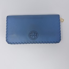 Tory Burch Marion Envelope Continental Wallet - Montego Blue