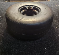 (QTY 1) KTW 15X6.00-6 SEMI RUN FLAT SOLID LAWN & GARDEN TIRE & WHEEL