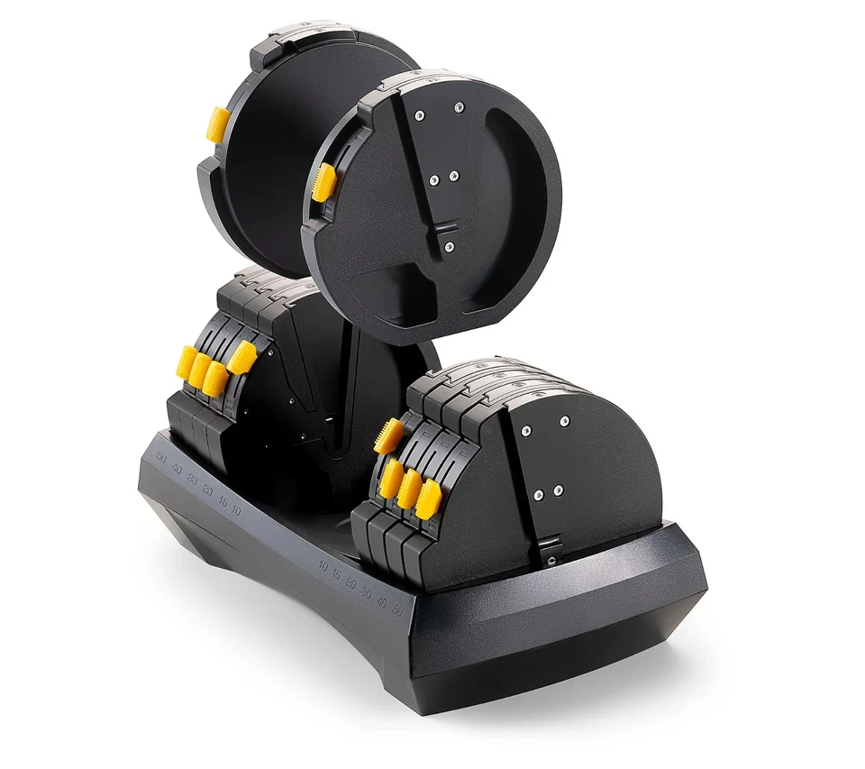 Adjustable Dumbbell System (SINGLE) 6 Dumbbells-in-1 up to 50lbs ADDB-6198 Marcy - Image 2 of 4