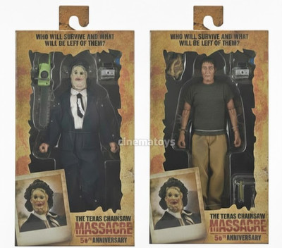 NECA The Texas Chainsaw Massacre Leatherface & Hitchhiker Set 2 Actionfiguren