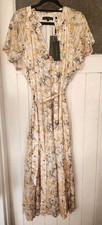 David Lawrence 'Siara Cotton Dress' womens maxi dress size 10 NWT