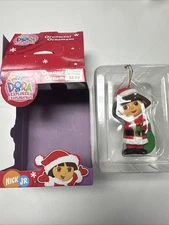 Dora the Explorer Christmas Ornament 2008Viacom 4" Santa Suit Gift Sack New/Open