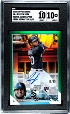2023 Topps Chrome Lenyn Sosa 10/99 Green Refractor RC Auto SGC 10 Low Pop RA-LS