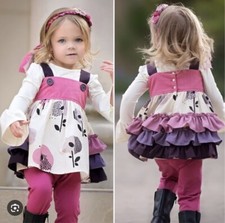 Persnickety Pretty In Pink Olivia Jumper  Layering Shirt Size 2- 3T