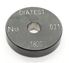 DIATEST SPLIT BALL DIAL BORE GAGE SET RING SIZE .021   .1800"