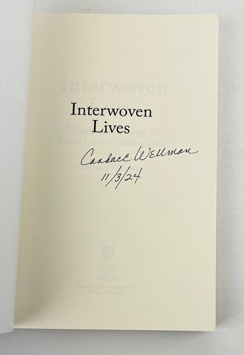 Interwoven Lives - Indigenous Mothers Of Salish Communities - Wellman SIGNED - Imagen 3 de 3