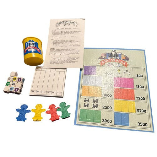 1991 Don't Go To Jail Game Monopoly Game Parker Brothers Complete Rare - Picture 3 of 8
