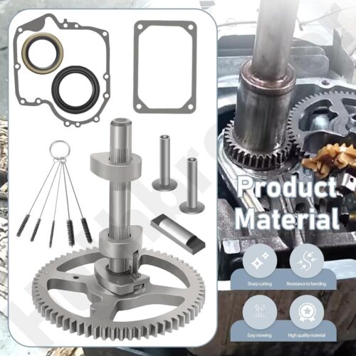 Camshaft - for Briggs & Stratton Cam Kit with Oil Seal Ring and Crankcase Gasket - Picture 7 of 11