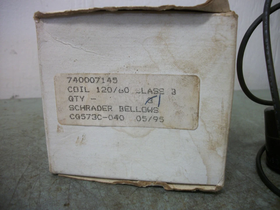 BOBINA DE REPUESTO DE FUELLE SCHRADER 740007145 BOBINA 120V NUEVA EN CAJA Foto 2 de 2