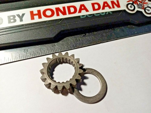 Honda 15130-KF0-000 ATC TRX XR Oil Pump Drive Gear Used Fits 1983-09' 250-350cc - Picture 8 of 8