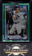 2024 Bowman #BCP-103 Enmanuel Tejeda Chrome Lunar Glow RefractorYankees