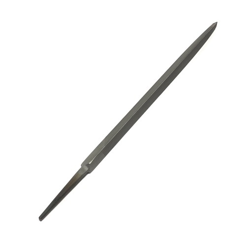 KING 10" Triangle Smooth Cut File Double Cut Three Square File old stock (NEW) - 第 1/6 張圖片