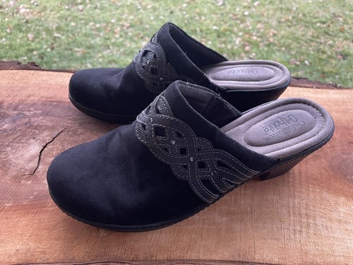 Women’s Black Croft & Barrow Orthlite Clogs/Mules Sz 9 Kholes - Picture 2 of 6