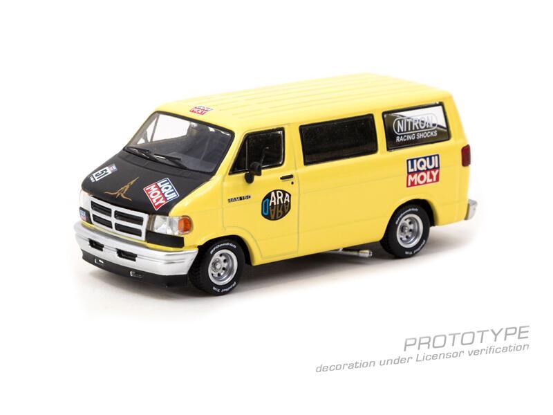 ☆新品未使用☆　TARMAC Dodge VAN Tarmac Works 1:64 Dodge Van Yellow Diecast Model Car | eBay