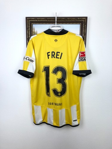 Borussia Dortmund Home football shirt 2006 #13 Frei Nike Jersey Mens Size L