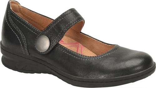 Comfortiva Fabry Mary Jane Black Leather Shoes Size 6W New In Box - Picture 2 of 14