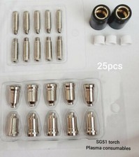 PLASMA CUTTER SG51 TORCH CONSUMABLE 25 PCS high quality