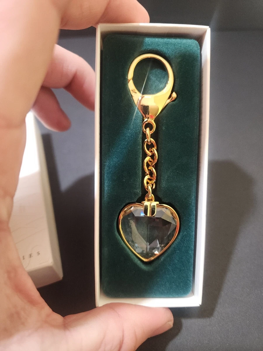 Swarovski heart hotsell keyring