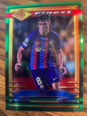 PEDRI Topps Finest ぺドリ バルセロナ 2022-23 Topps Finest Flashback UEFA Pedri FC Barcelona 65 | eBay