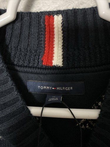 Tommy Hilfiger New With Tag Spell out Sweater Size Medium - Picture 5 of 8