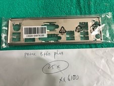 ASUS PRIME B460 PLUS IO SHIELD BACK PLATE  METAL  ORIGINAL