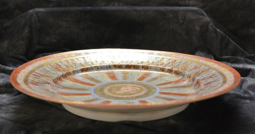Vintage Kutani 1000 Thousand Faces Porcelain Plate; 8.25" - Picture 7 of 7