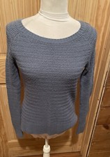 Ann Taylor LOFT Blue Knit Long Sleeve Sweater Size Small  EUC