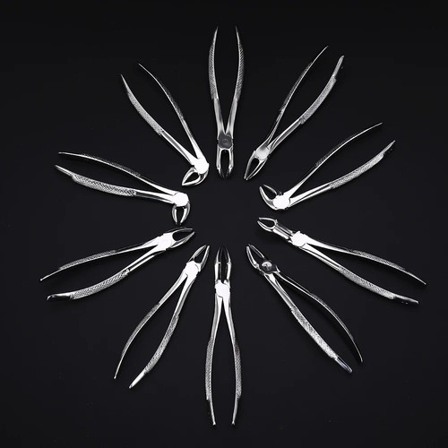 Dental Tooth Extracting Forceps kit Tooth Extraction Pliers Oral Surgery 10pset - Picture 4 of 5