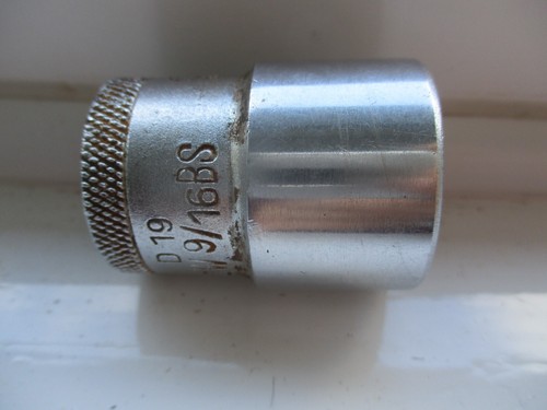 VINTAGE GEDORE 1/2 WHIT SOCKET 1/2" DRIVE VANADIUM MADE IN GERMANY D19 SERIES - Picture 9 of 14