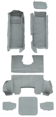 1997-2004 Chevrolet Corvette Coupe Cutpile Replacement Carpet Kit Mass Back