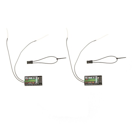 2 Stück 2,4 G Flysky FS-iA6 6-Kanal-Fernbedienungsempfänger mit Doppelantenne - Bild 4 von 10