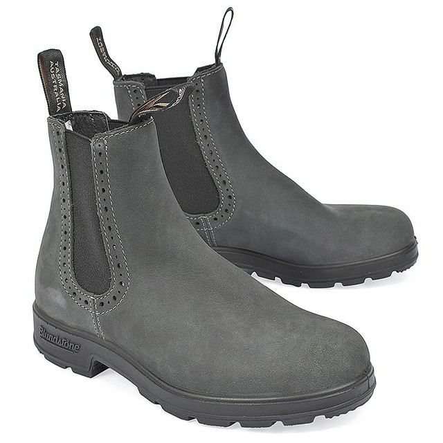 Blundstone Women's High-Tops Boots (Lthr Lined, Brogue Detailing, 8 Colors) for sale online