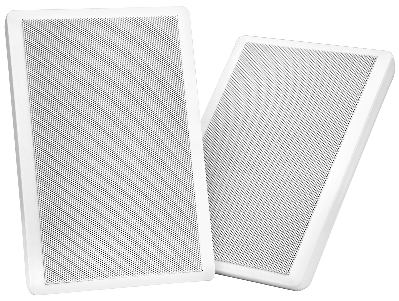 2x Altoparlante Impianto Parete Audio Passivo Coppia Home Cinema Bianco Set 100W