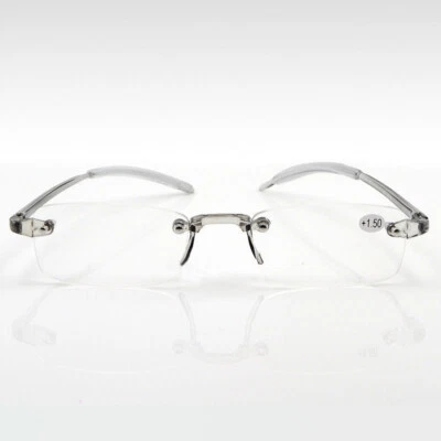 MARKENLOS Rahmenlos Lesebrille Lesehilfe Sehhilfe Lesebrillen DE{√❃