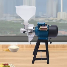 Electric Grinder Mill Grain Corn Wheat Feed/Flour Wet&Dry Cereal Machine 110V