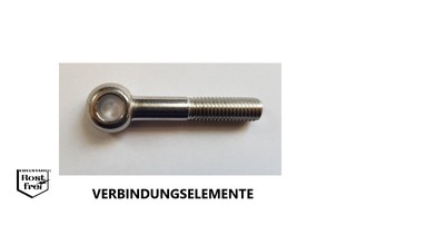 Augenschrauben DIN 444 A2 VA Edelstahl V2A Form B M6 M8 M10 M12 Augenschraube Augenschrauben DIN 444 A2 VA Edelstahl V2A Form B M6 M8 M10 M12 Augenschraube