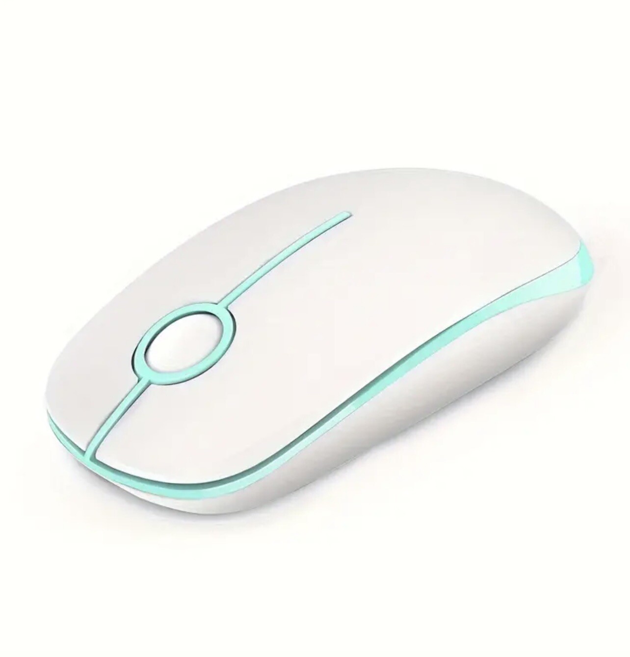 Wireless Slim 2.4G Portable Mouse with Compact Nano Receiver for Laptop, PC, and Notebook, Silent Click Design, Lightweight and Ergonomic-image