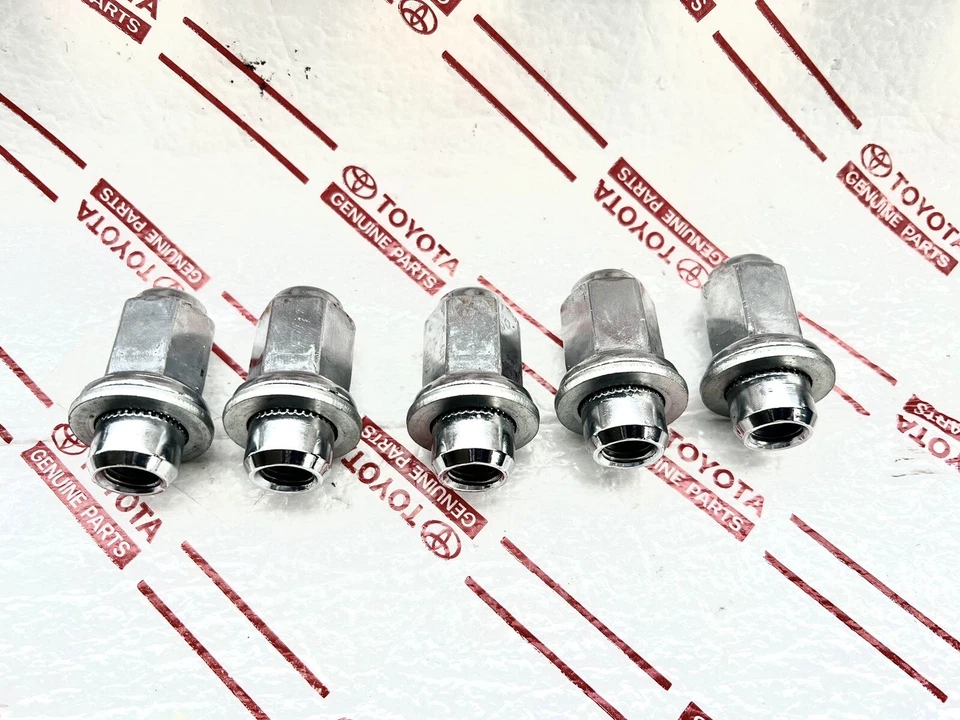 5 tuercas cromadas genuinas de fábrica Lexus GS300 GS400 GS430 OEM 1998-2005 ALTAS 5 Foto 2 de 4