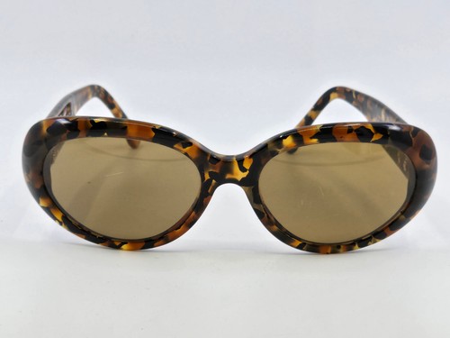 VTG 90's FENDI FS 150 AMBER LENS OVAL SLEEK TORTOISE FRAME SUNGLASSES + CASE - Picture 5 of 23