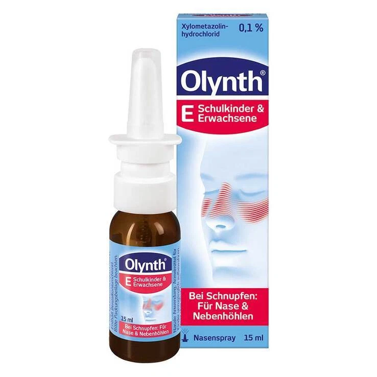 Olynth 0,1 % Schnupfen Dosierspray für Schulkinder und Erwachsene · 15 ml · PZ