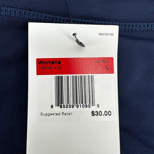 Nike Sport Volleyball Shorts Blau Damen Large Training Stretch Neu - Bild 3 von 5