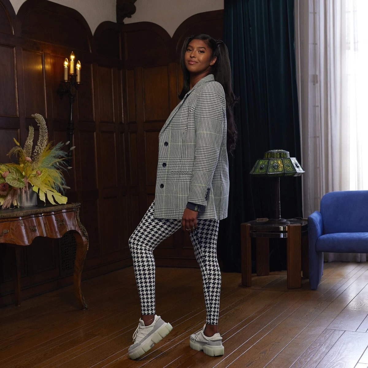 Adidas Ivy Park Halls of Ivy Suit Jacket White Black Semi Solar Slime  HG2344 | eBay