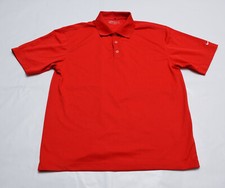 Nike Golf Fit Dry Red Men's Size M Polo Polyester