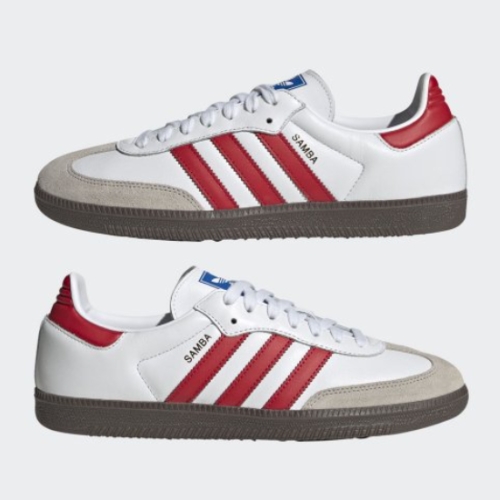 【送料・税込】adidas Samba OG Sporty & Rich White Green Adidas Originals Samba OG White Green Better Scarlet IG1024